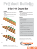 Bulletin - Conductor Bar, 8-Bar 4th Grounding Bar